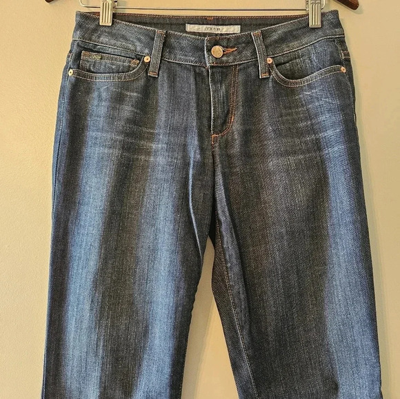 Joe's Jeans Anthropologie Honey Fit Low Rise Dark Denim Hale Wash Bootcut Sz 26. - Picture 7 of 16